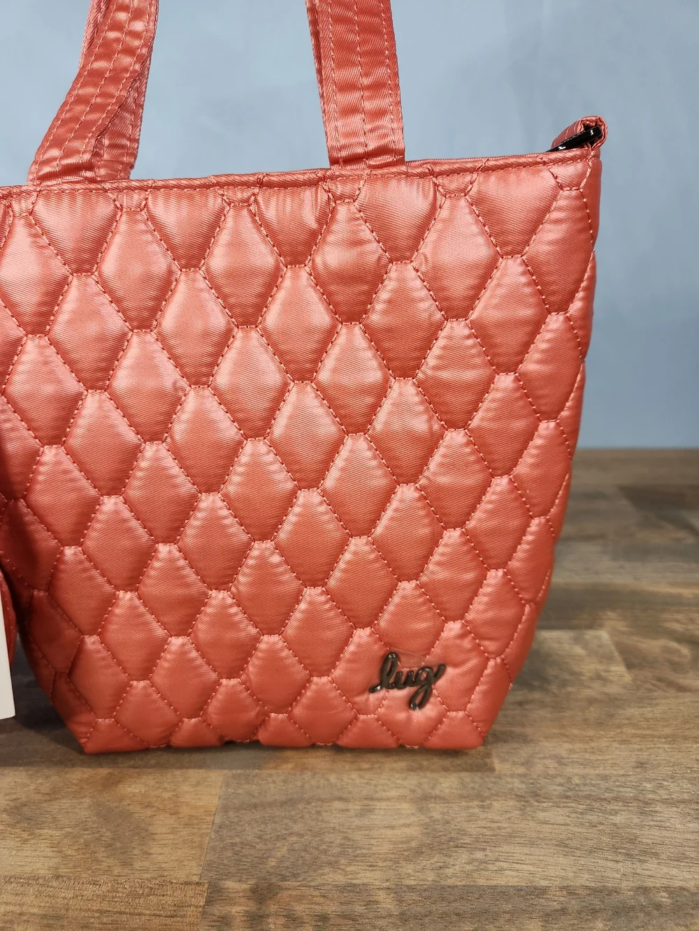 Lug Tip Toe Crossbody Bag Metallic Watermelon